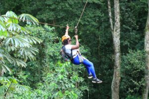 zip lining Murchison